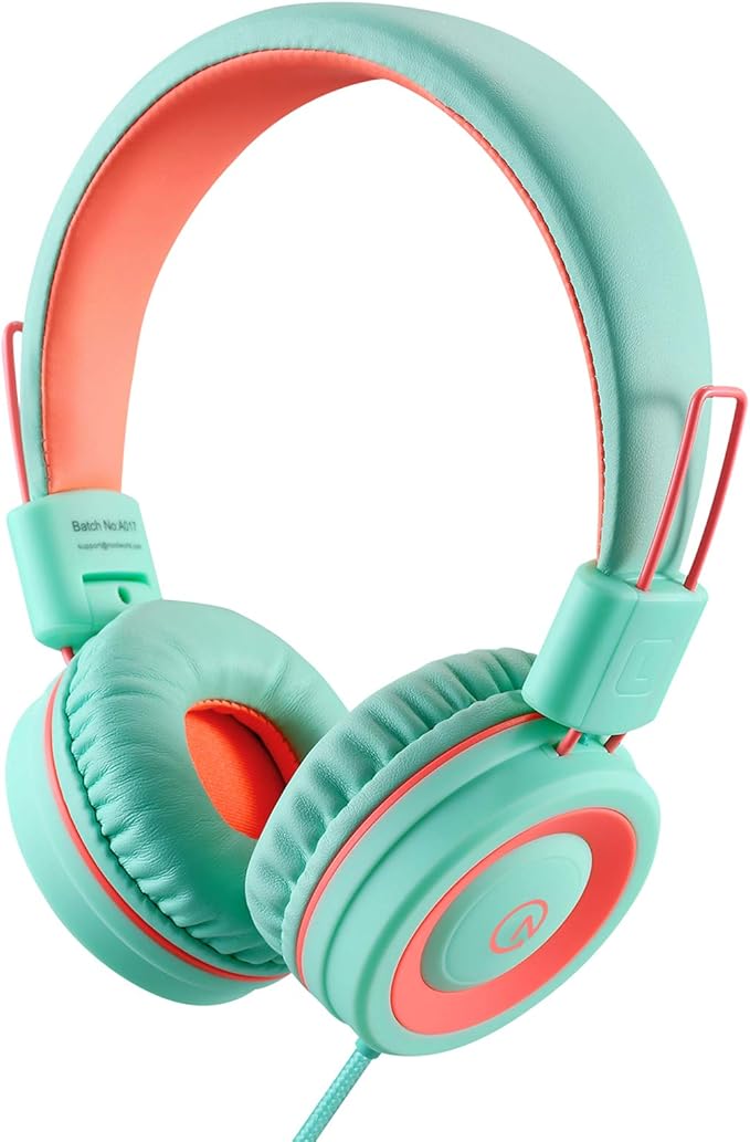 Kids Headphones K11 Foldable Stereo Tangle-Free