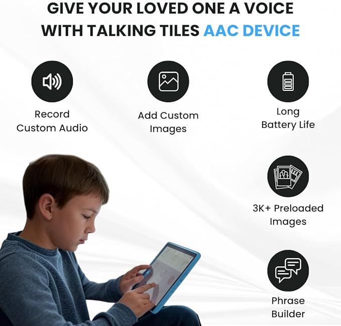 TalkingTiles - AAC Device for Autism- Communication Tablet