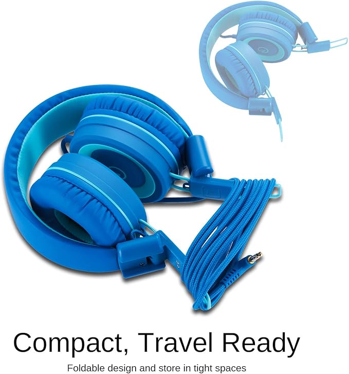 Kids Headphones K11 Foldable Stereo Tangle-Free