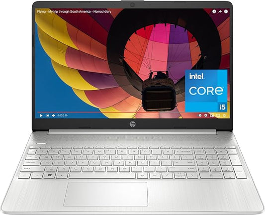 HP 15.6 inch Laptop, FHD Display, 12th Gen Intel Core i5