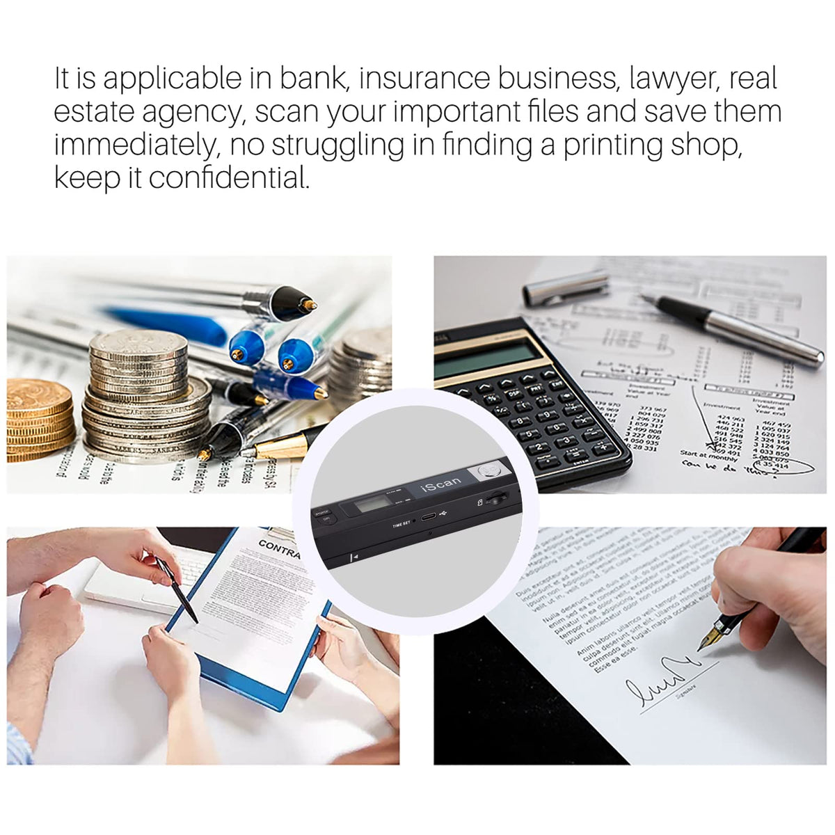 Portable Document Scanner, Handheld Image Scanner