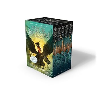 Percy Jackson and the Olympians 5 Book Paperback Boxed Set- paperback