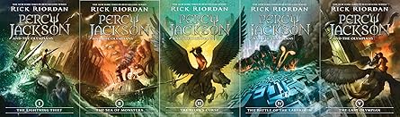Percy Jackson and the Olympians 5 Book Paperback Boxed Set- paperback