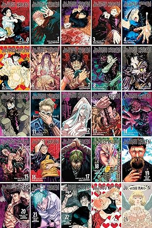 Jujutsu Kaisen Series (Vol 0-25) 26 Books Collection Set By Gege Akutami Paperback