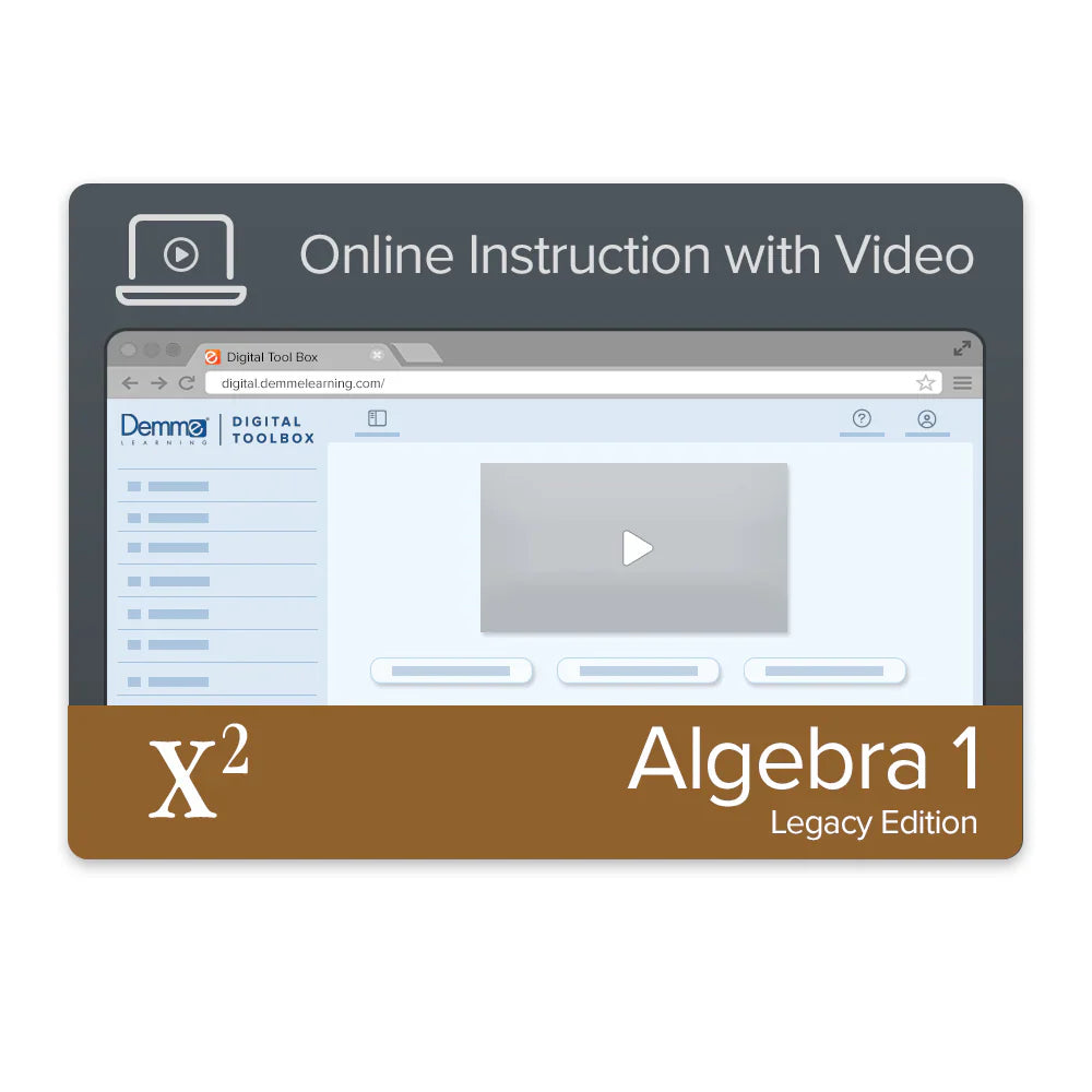 Math-U-See- Algebra 1- Legacy Edition