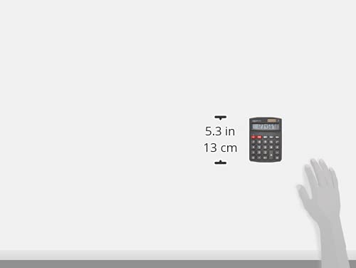 LCD 8-Digit Desktop Calculator, Portable and Easy to Use, Black