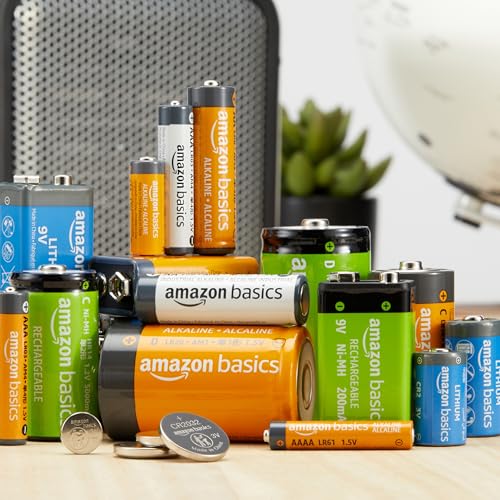 AA & AAA High-Performance Alkaline Batteries Value Pack - 24 Double AA Batteries and 24 Triple AAA Batteries (48 Count)