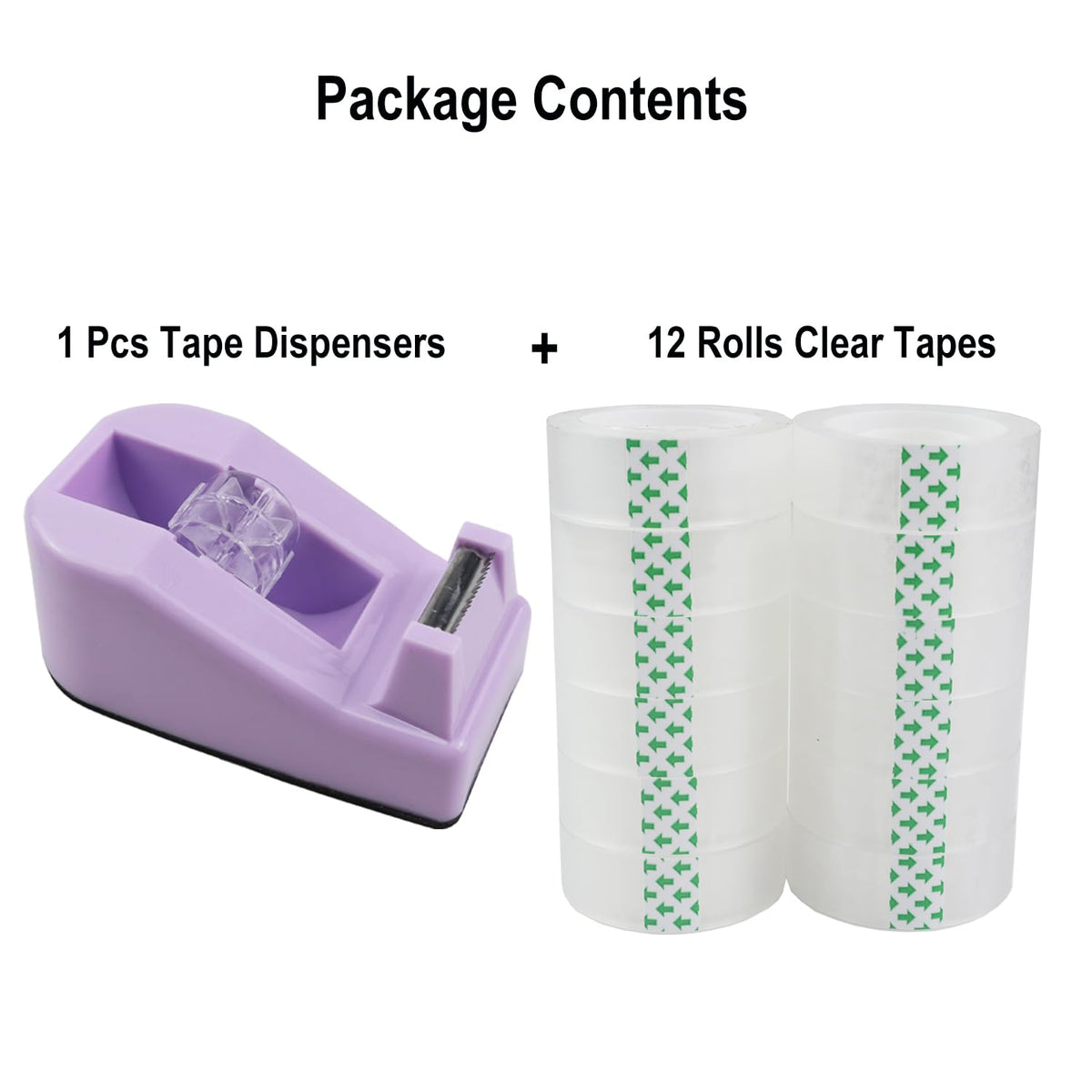 Aacehlh Desktop Tape Dispenser with 12 rolls