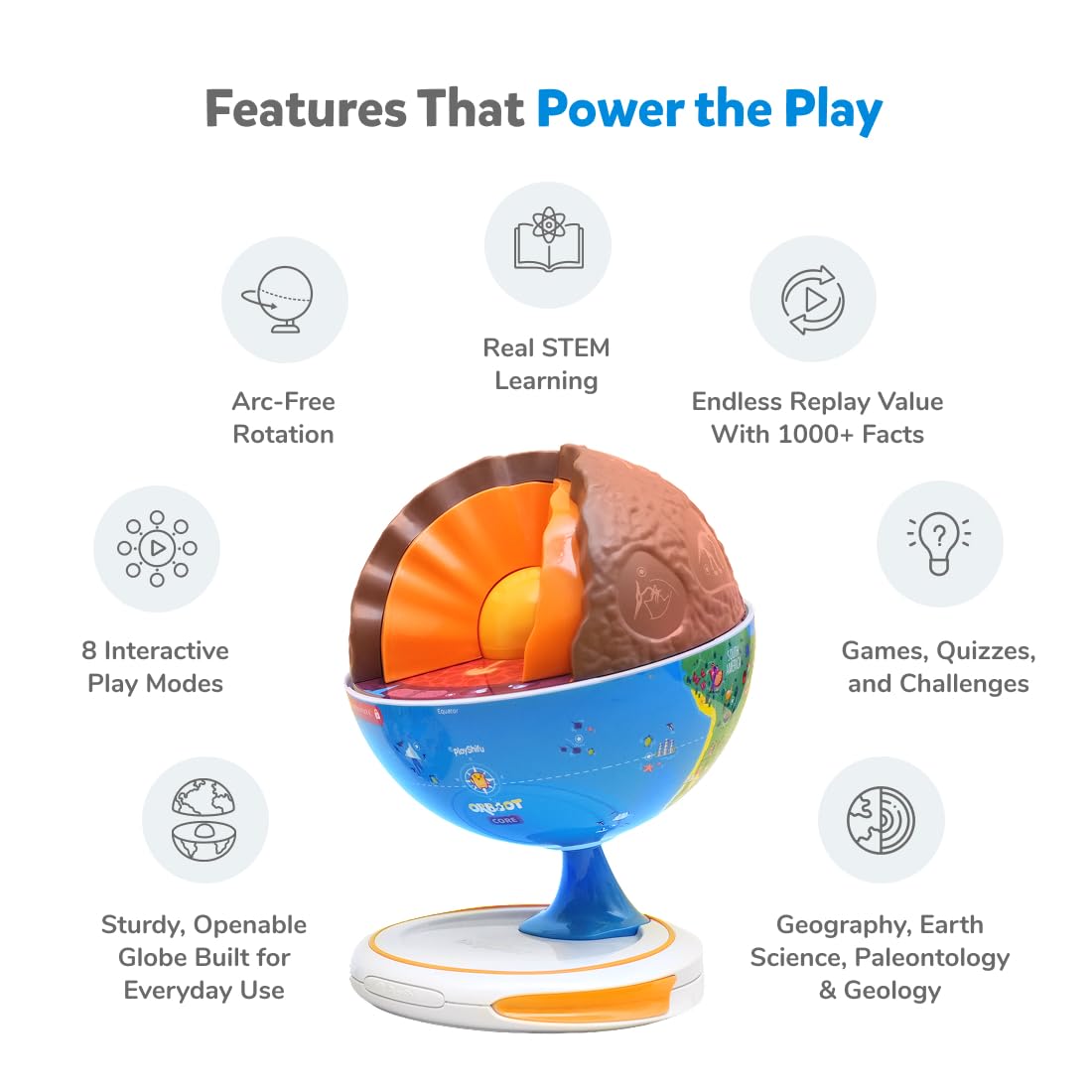 PlayShifu Orboot Core Interactive Globe for Kids