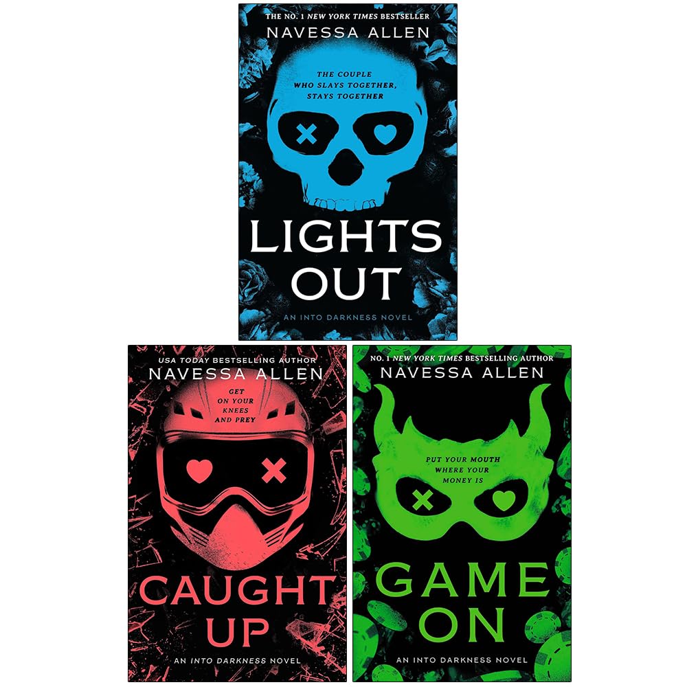Into Darkness Series 3 Books Collection Set By Navessa Allen (Lights Out, Caught Up & Game On)- paperback
