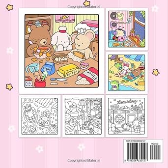 Cozy Friends: Coloring Book