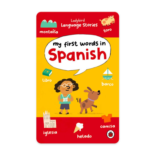 Yoto Ladybird Language Stories: My First Words in Spanish – Kids Audio Card for Use with Player & Mini All-in-1 Audio Device, Educational Screen-Free Listening with Interactive Learning, Ages 5+