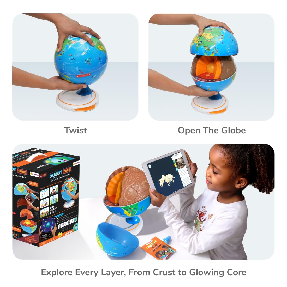 PlayShifu Orboot Core Interactive Globe for Kids