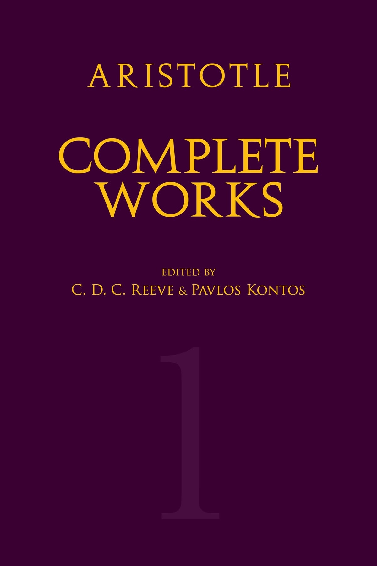Aristotle: Complete Works: Two-Volume Set