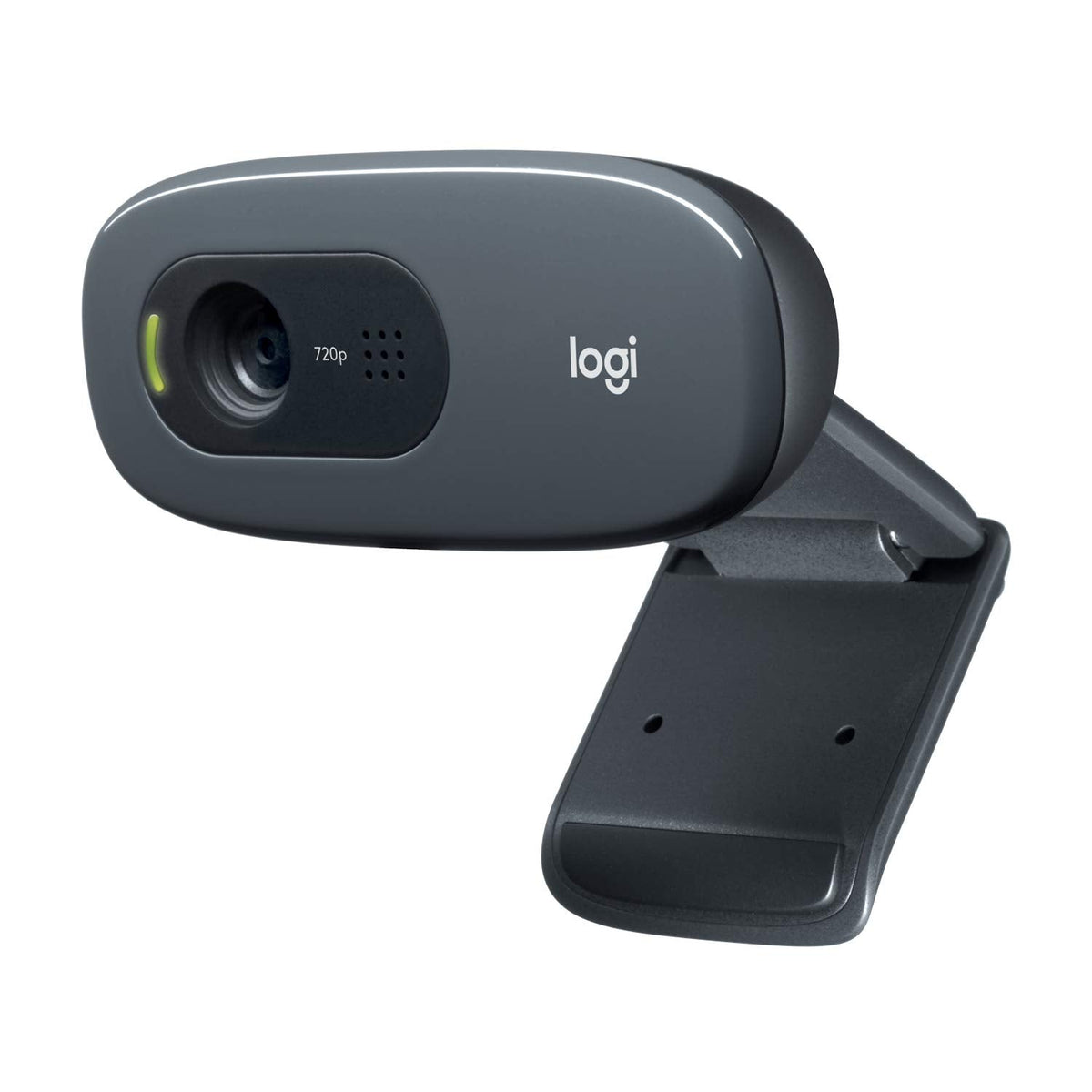 Logitech C270 720p Webcam Plug-and-Play Wide Screen Video Calling - Black