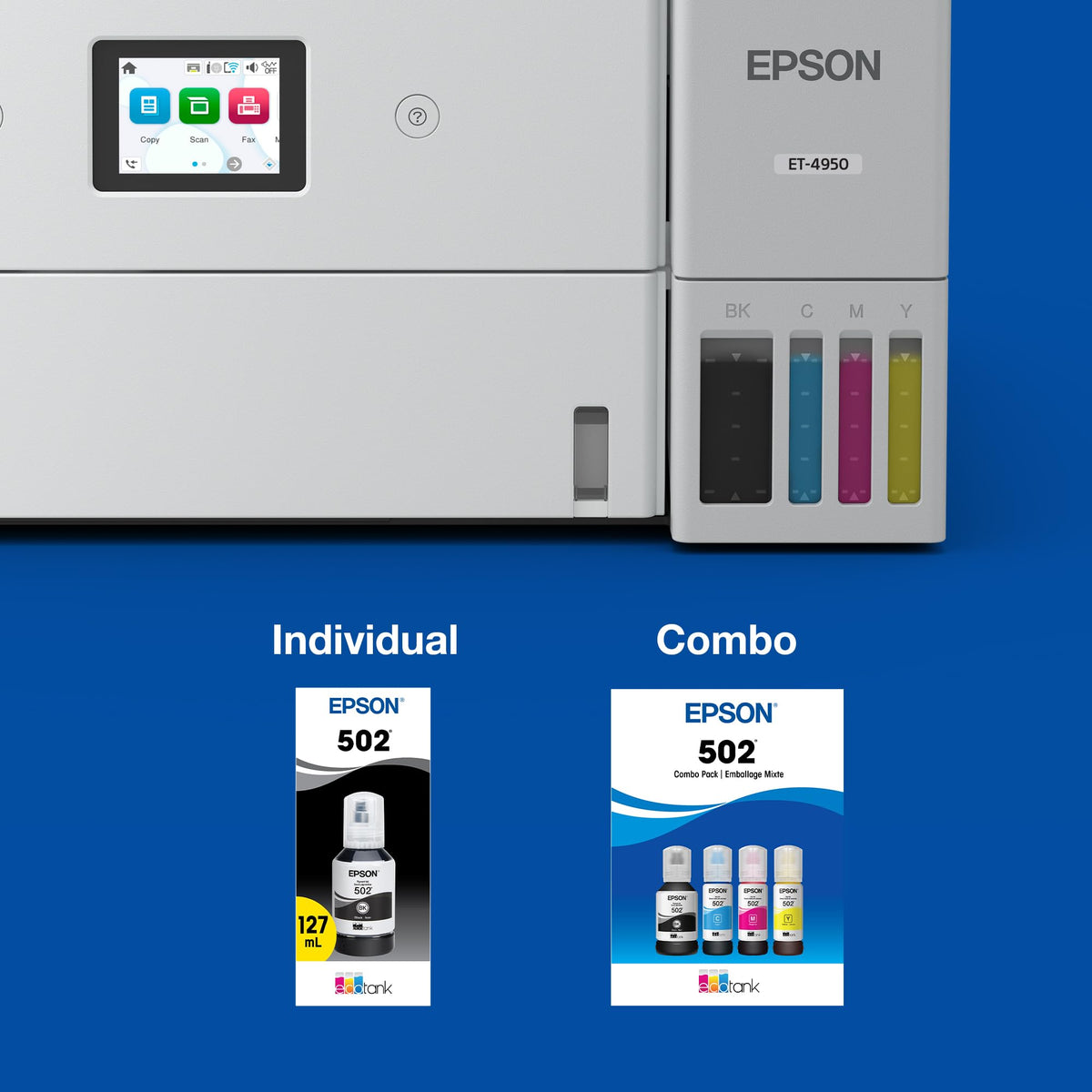 EPSON 502 EcoTank Ink Ultra-high Capacity Bottle Black