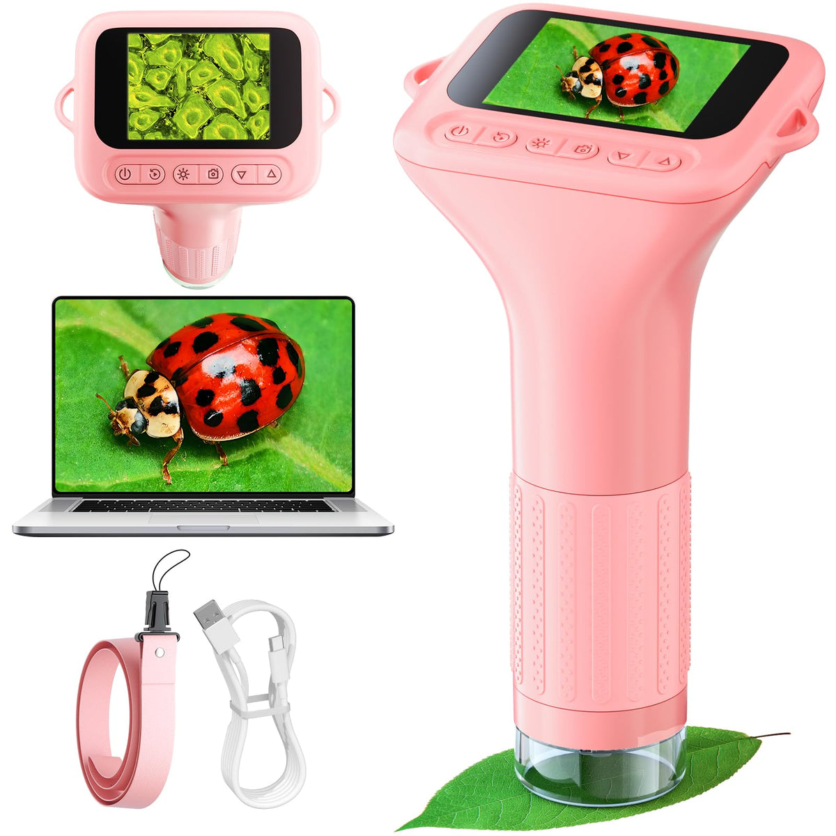 Microscope for Kids with 12 Slides