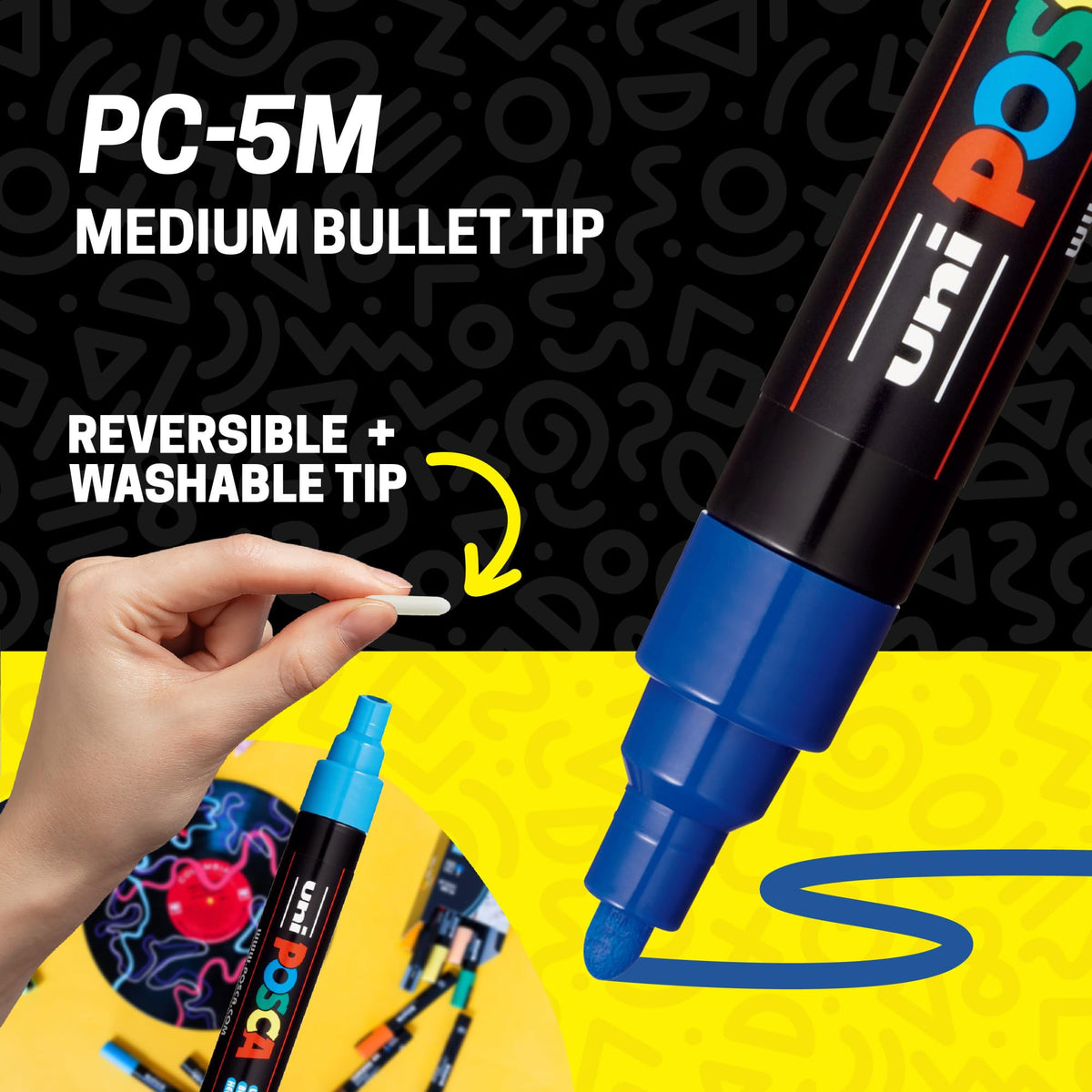 POSCA® PC-5M Paint Markers, 29 Count Medium Reversible Tip Set