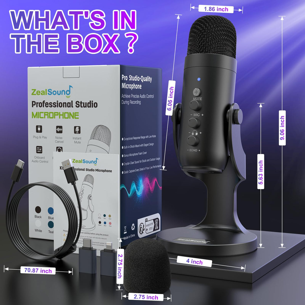 ZealSound Microphone for PC