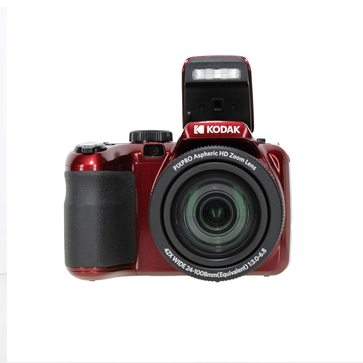 Kodak PIXPRO AZ425 20MP Vlogging Digital Camera (Red) with Accessories