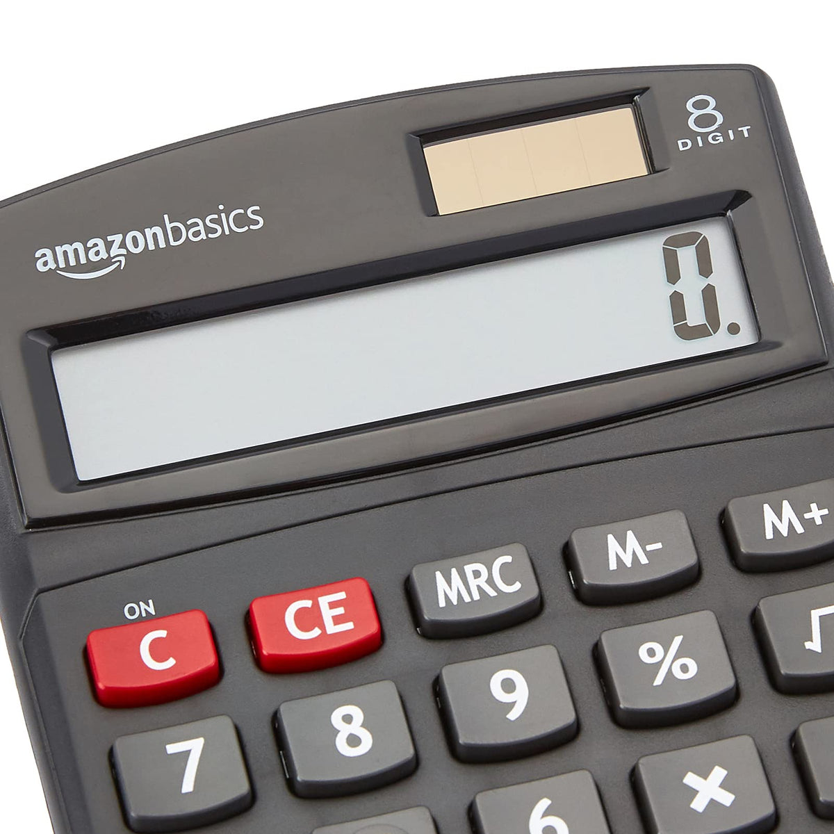 LCD 8-Digit Desktop Calculator, Portable and Easy to Use, Black