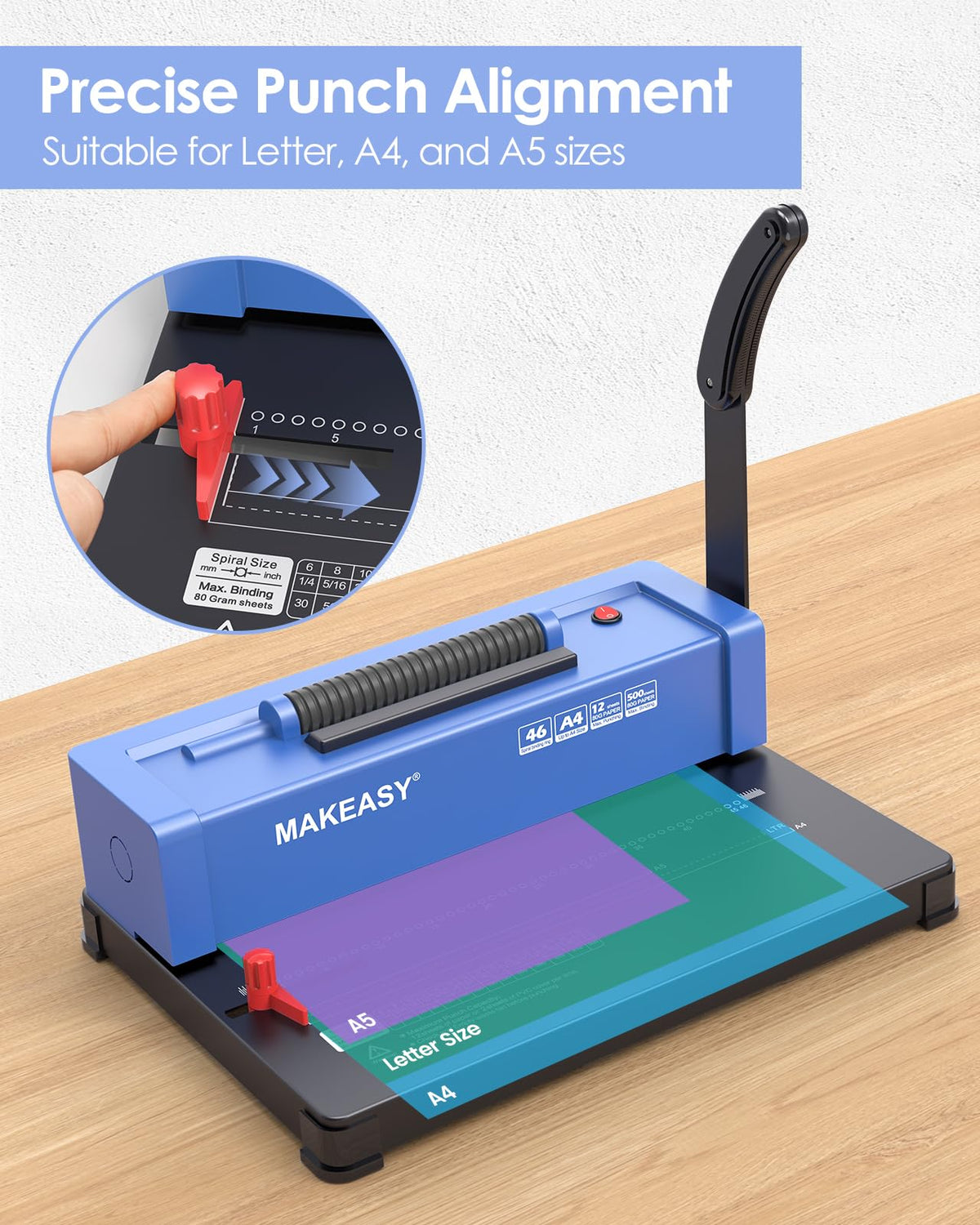 MAKEASY Spiral Binding Machine