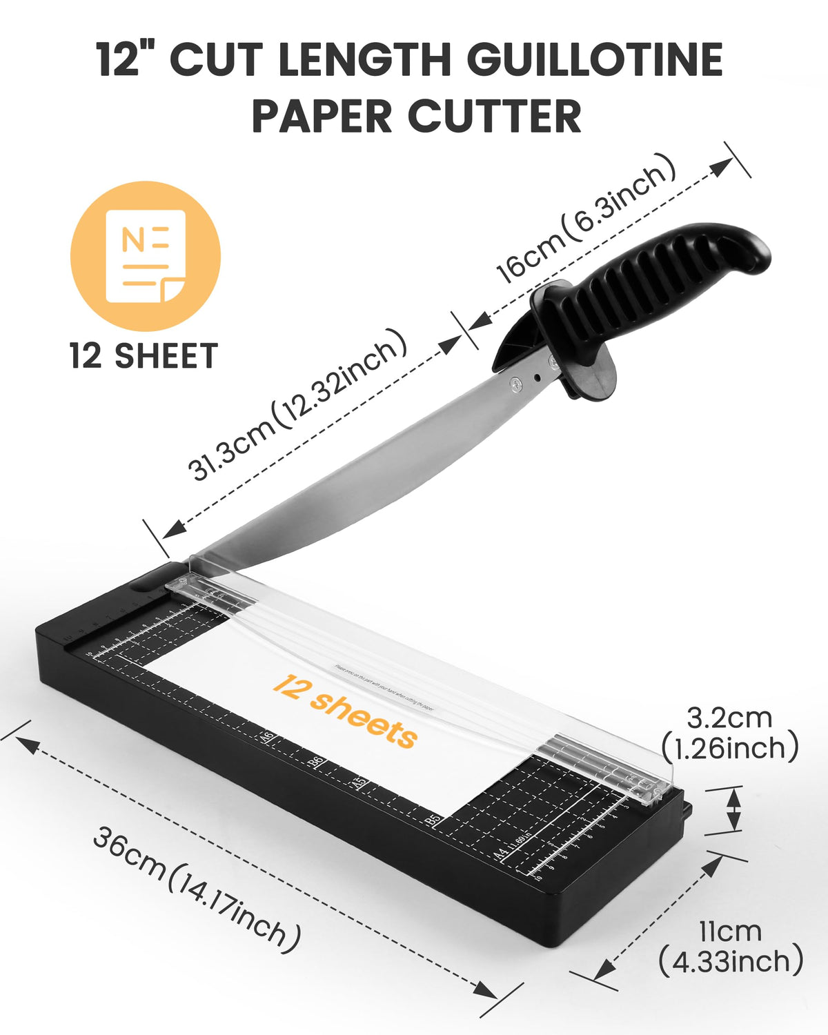 MAKEASY Paper Cutter 12 Inch