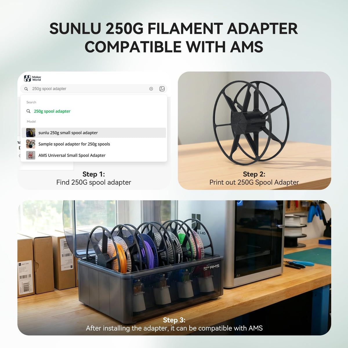 3D Printer Filament Bundle Multicolor PETG Filament 1.75mm