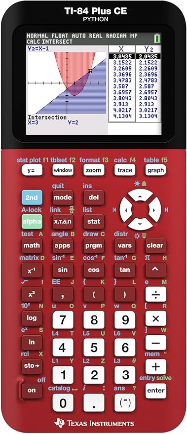 Texas Instruments TI-84 Plus CE Color Graphing Calculator