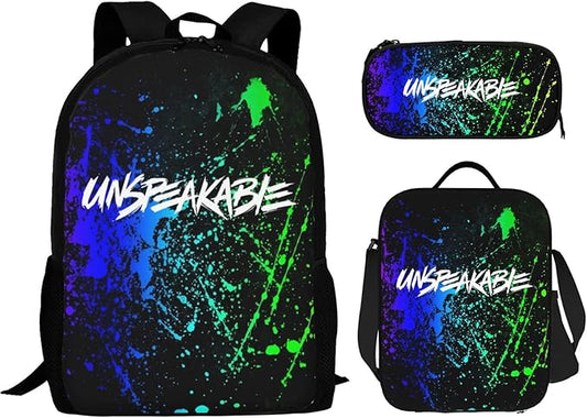Bag Set Boys Pencil Case Backpack Starry Sky