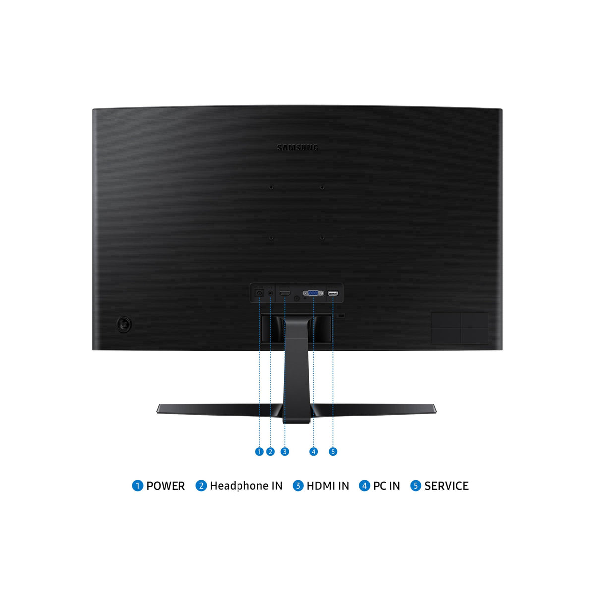 Samsung 27" Essential S3 (S36GD) Series FHD 1800R Curved Computer Monitor