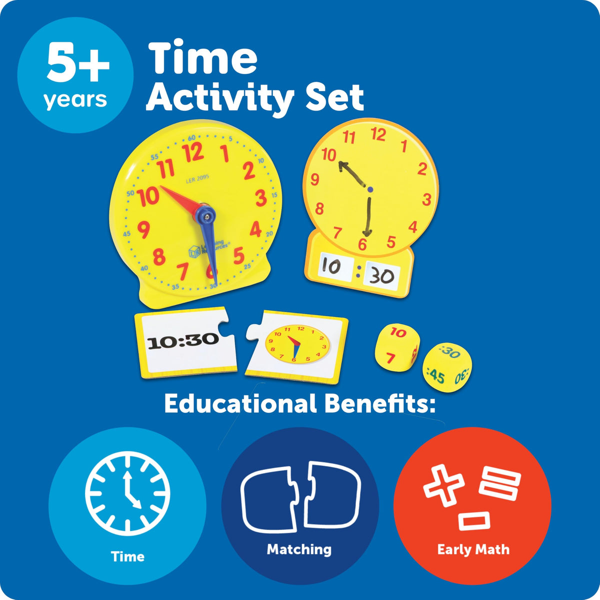Time Activity Set – Teaching Clocks for Kids