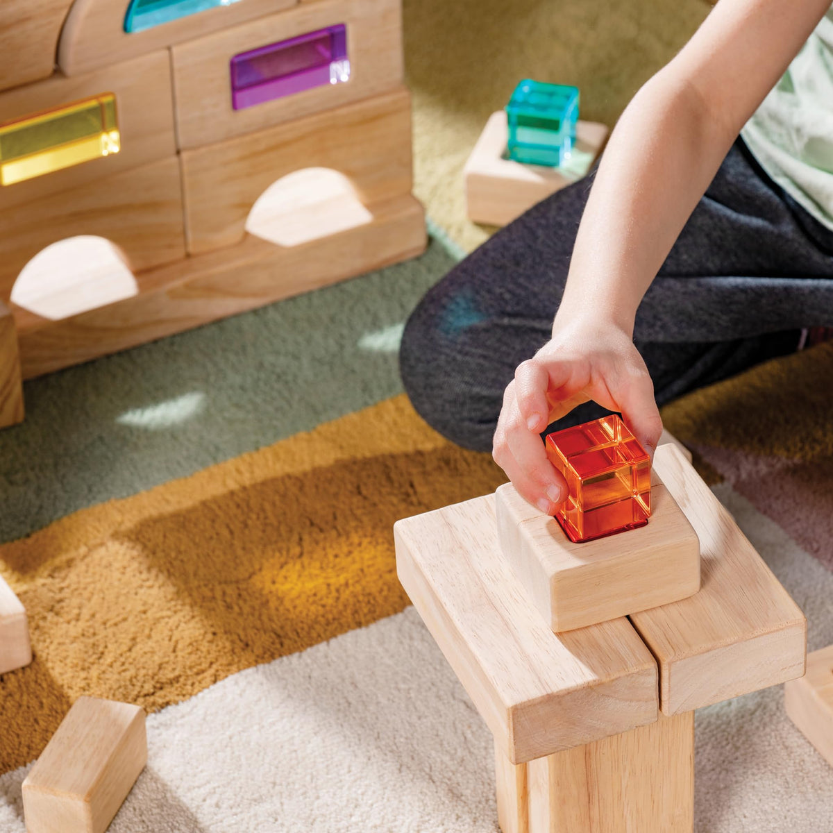 Guidecraft Window Unit Blocks - Foundation Set