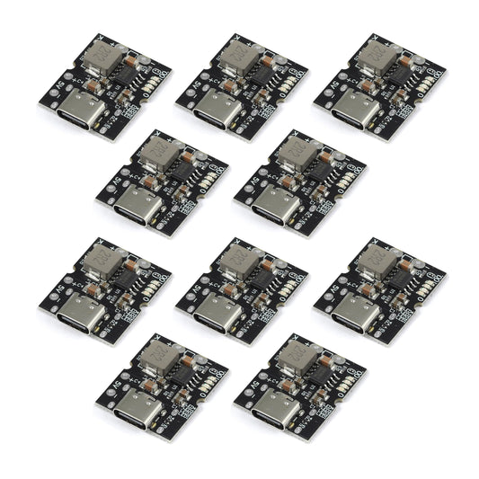 Type-C USB 5V 2A Step-Up Power Boost Converter Module Lithium Battery Charging Protection Board Module 4.2V/4.35V 10pcs
