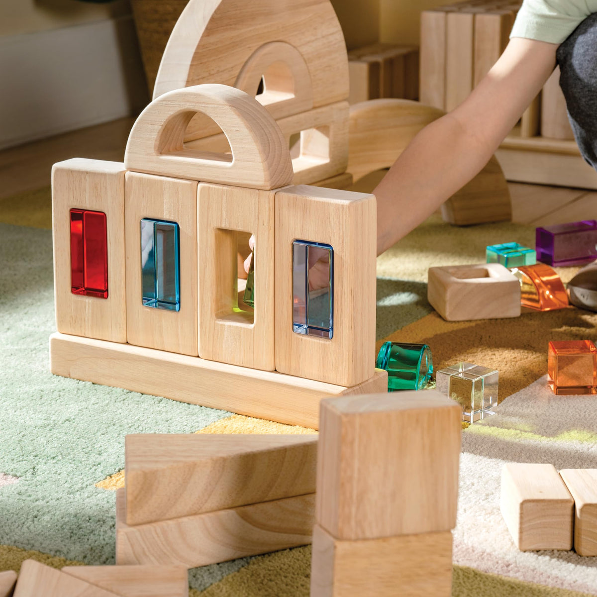 Guidecraft Window Unit Blocks - Foundation Set