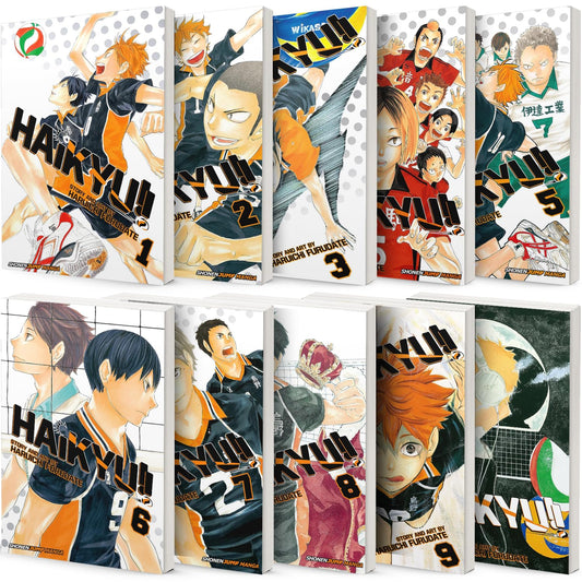 Haikyu!! Furudate Collection 10 books set Haruichi Vol 1-10 by Haruichi Furudate