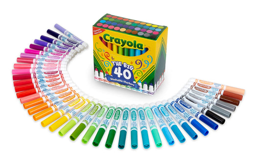 Crayola Ultra Clean Washable Markers (40ct)