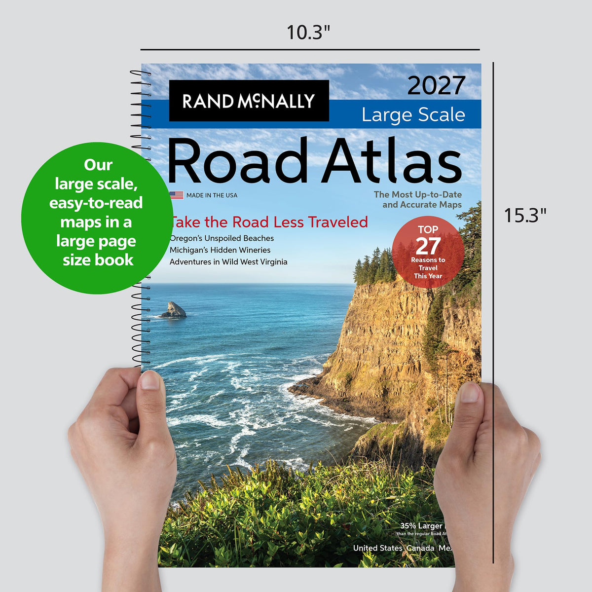Rand McNally 2027 Large Scale Road Atlas