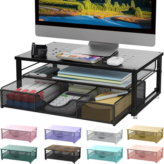 Computer Monitor Stand Riser, Desk Organizers and Accessories