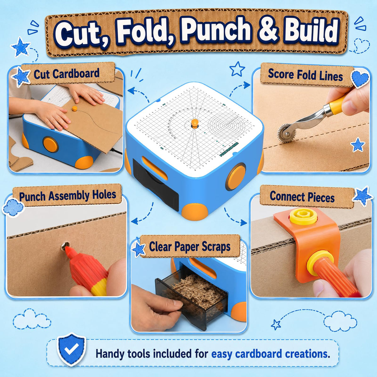 Kid-Safe Cardboard Cutter Machine