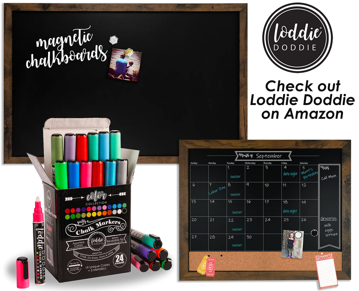 Loddie Doddie Magnetic Chalk Board 46" x 34.5"