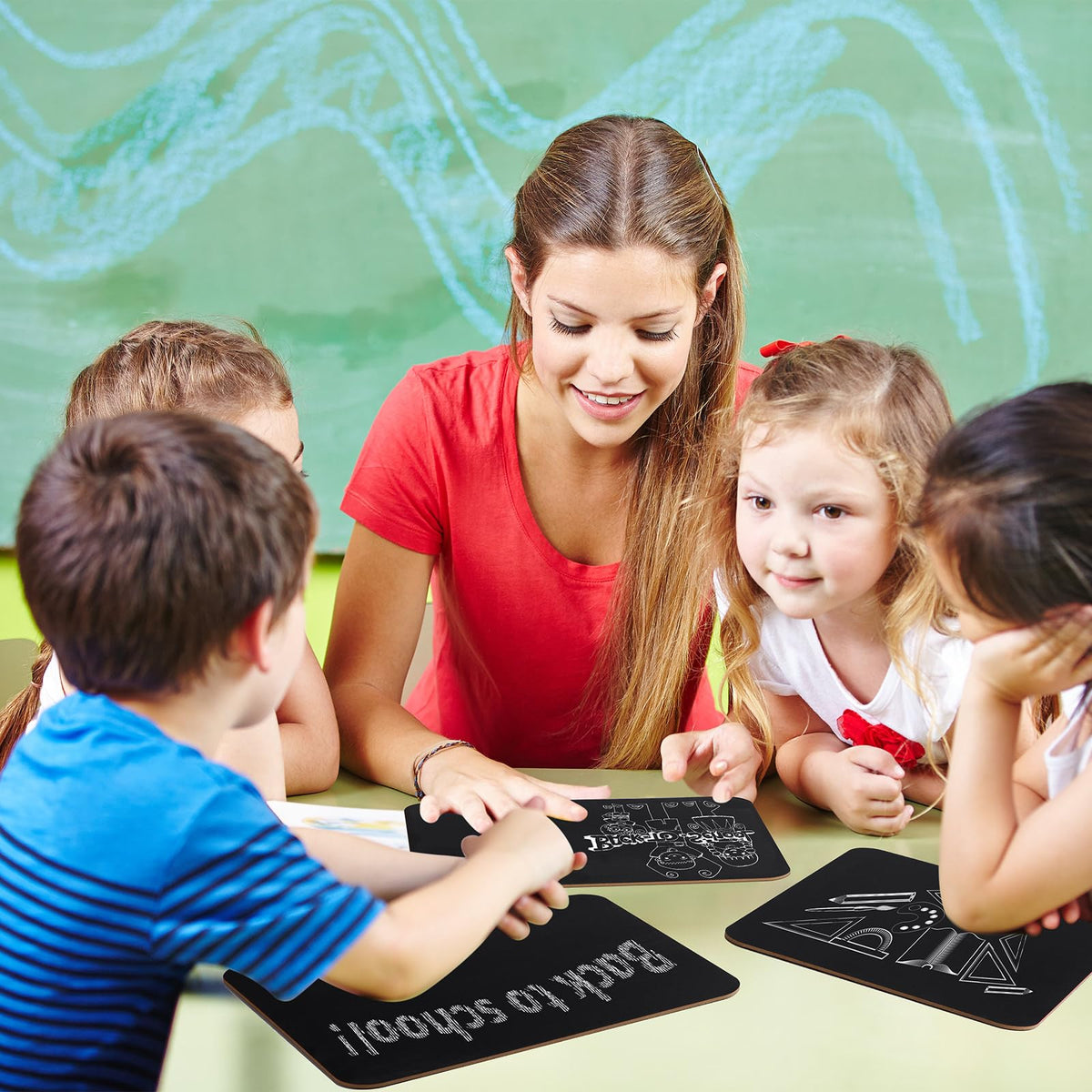 Humyoun 6 Pcs Chalk Board, Double-Sided Chalkboard, 9.5" X 12"