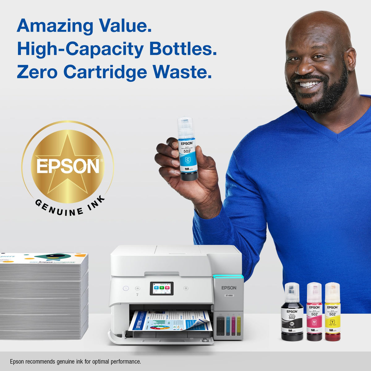 EPSON 502 EcoTank Ink Ultra-high Capacity Bottle Black