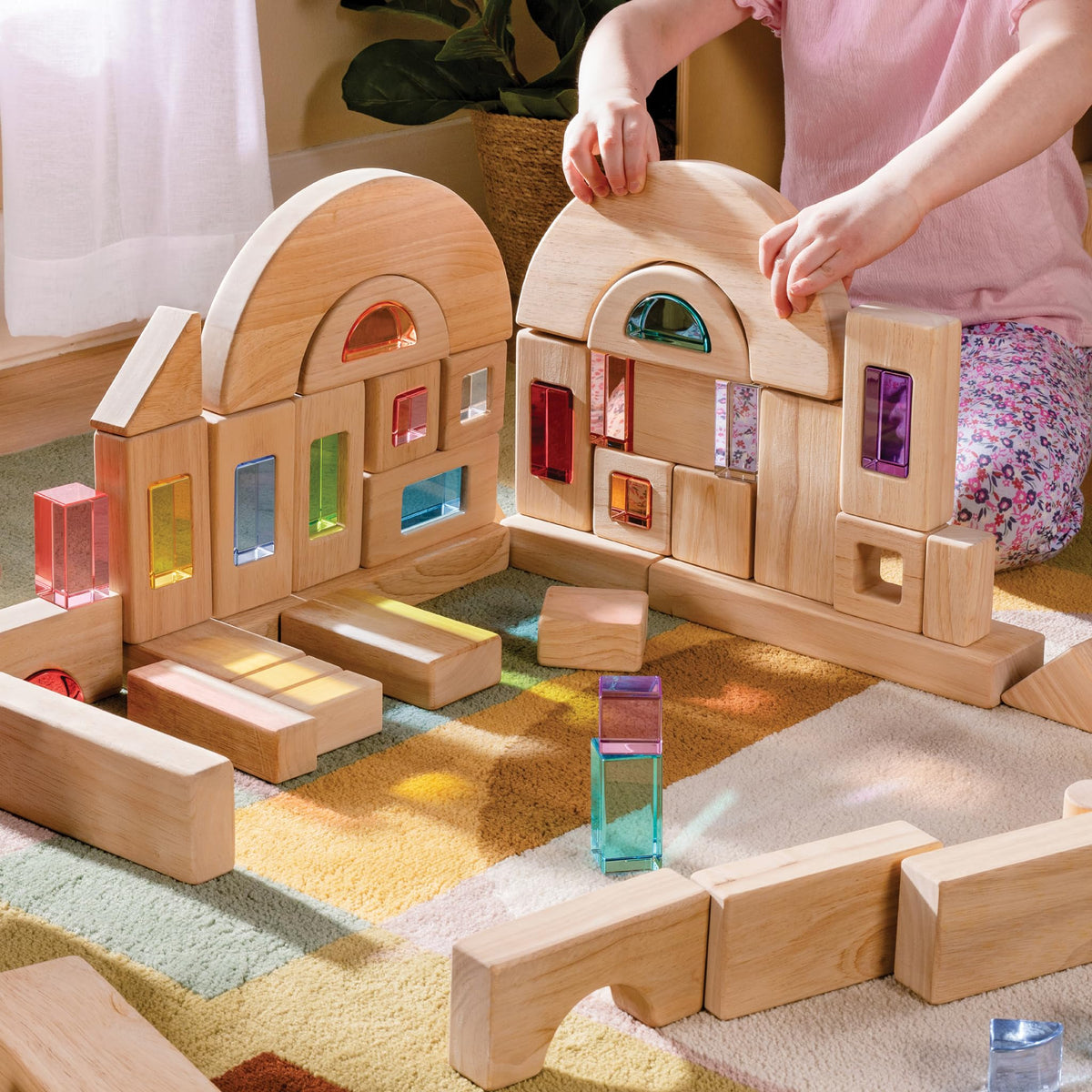 Guidecraft Window Unit Blocks - Foundation Set