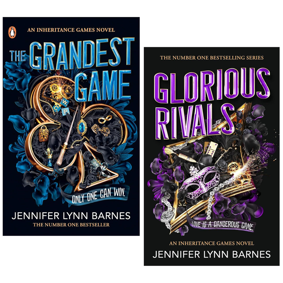 The Grandest Game Series by Jennifer Lynn Barnes 2 Books Collection Set (Glorious Rival[Hardback] & The Grandest Game)