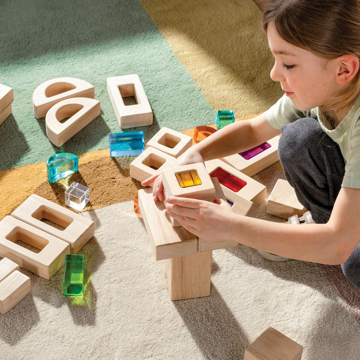 Guidecraft Window Unit Blocks - Foundation Set