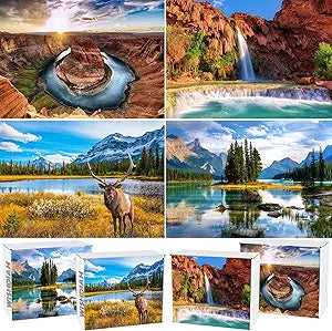 Jigsaw Puzzle- Rocky Mountain, Grand Canyon, Colorado, Spirit Island