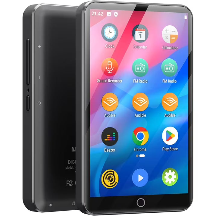 MP3 Player with Bluetooth and Wifi, Android 4" Full Touch Screen